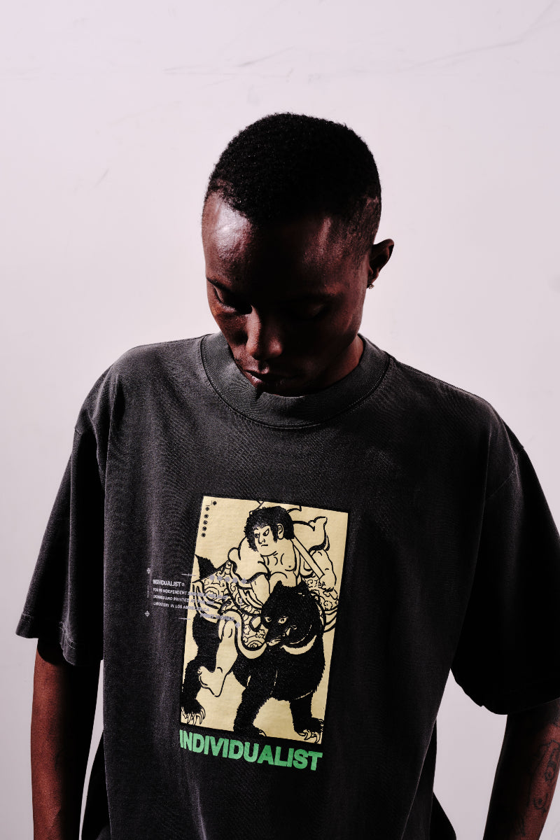 Kintaro Box Tee - Aqua