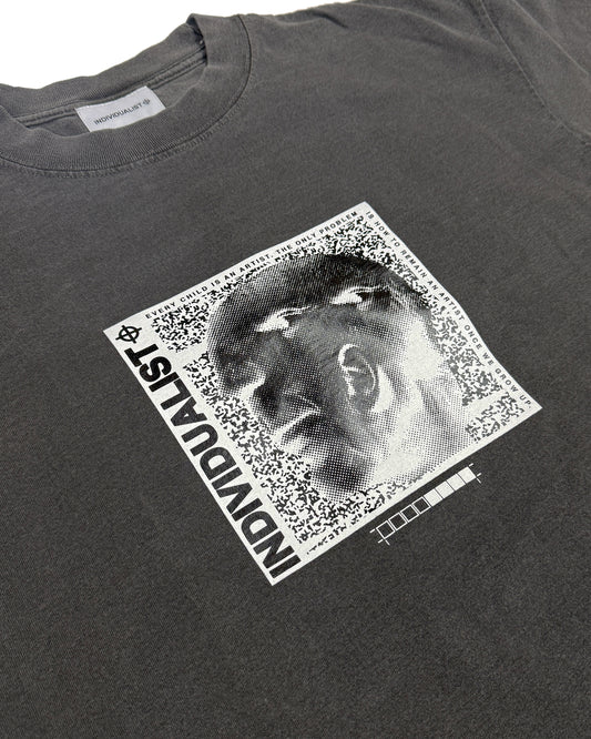 Picasso SS Tee - Charcoal