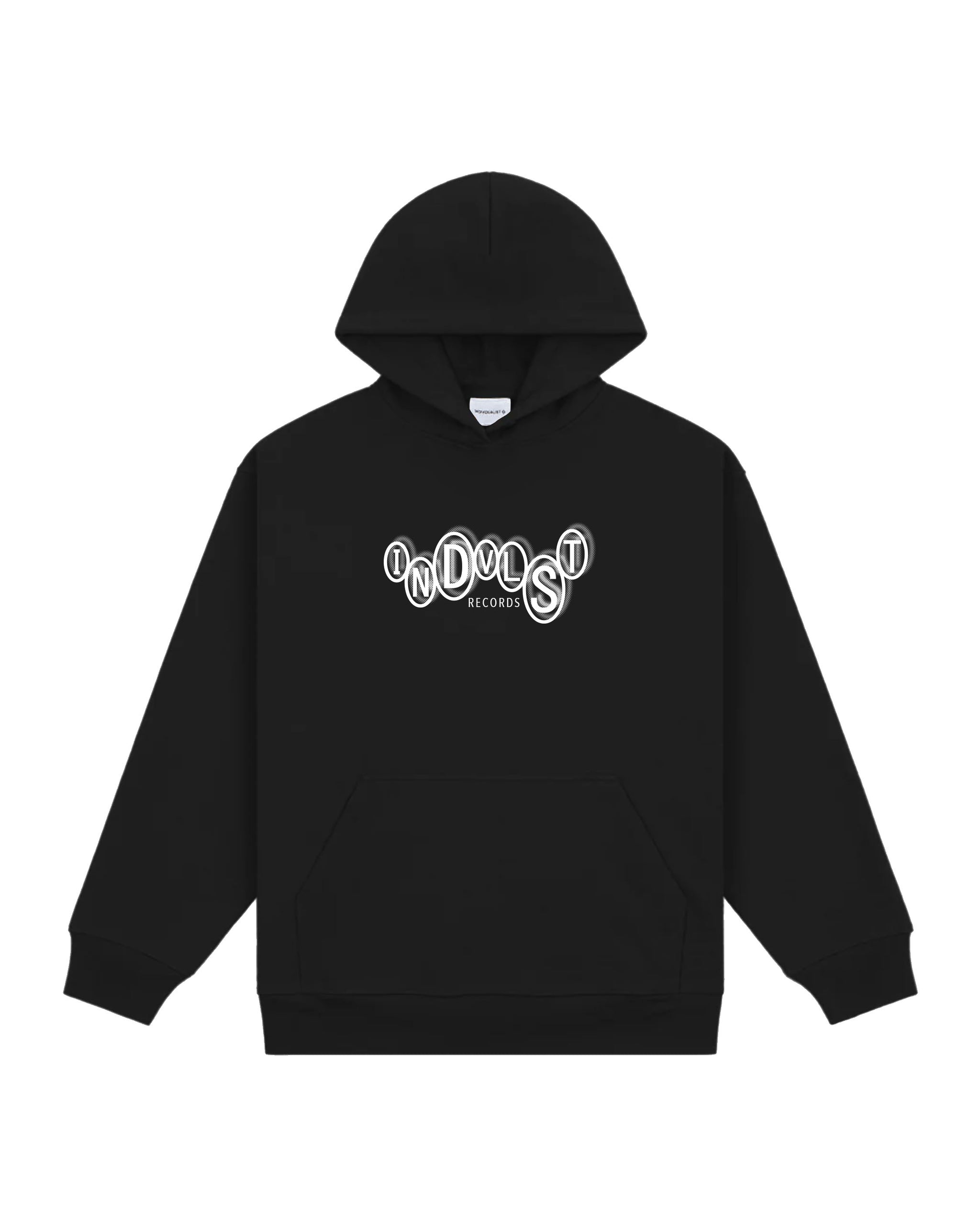 Record Label Hoodie - Black