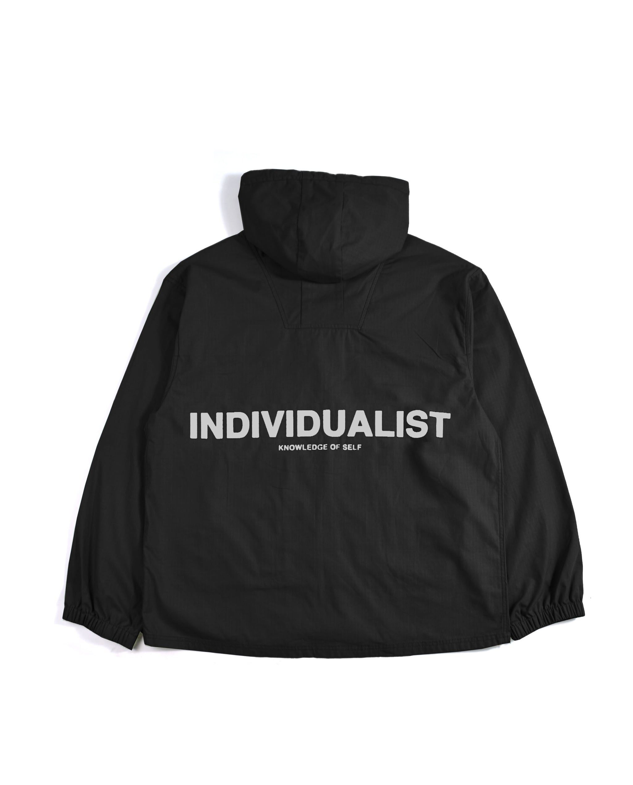 Standard Logo Smock Jacket - Black