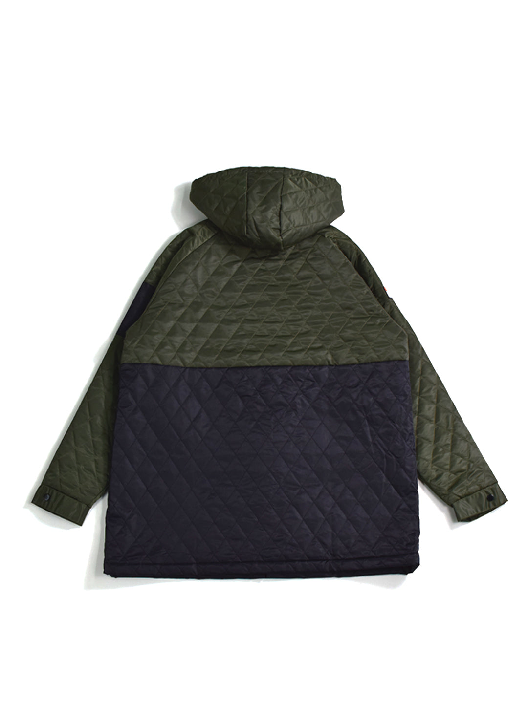 Quilted Parka- Olive Green