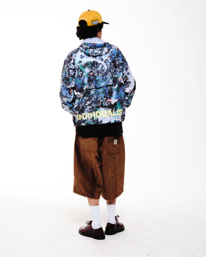 Drip Camo Nylon Beach Shell Jacket - Multi