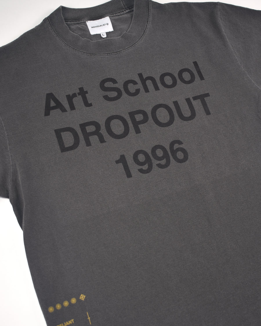 Art School Dropout SS Tee - Charcoal