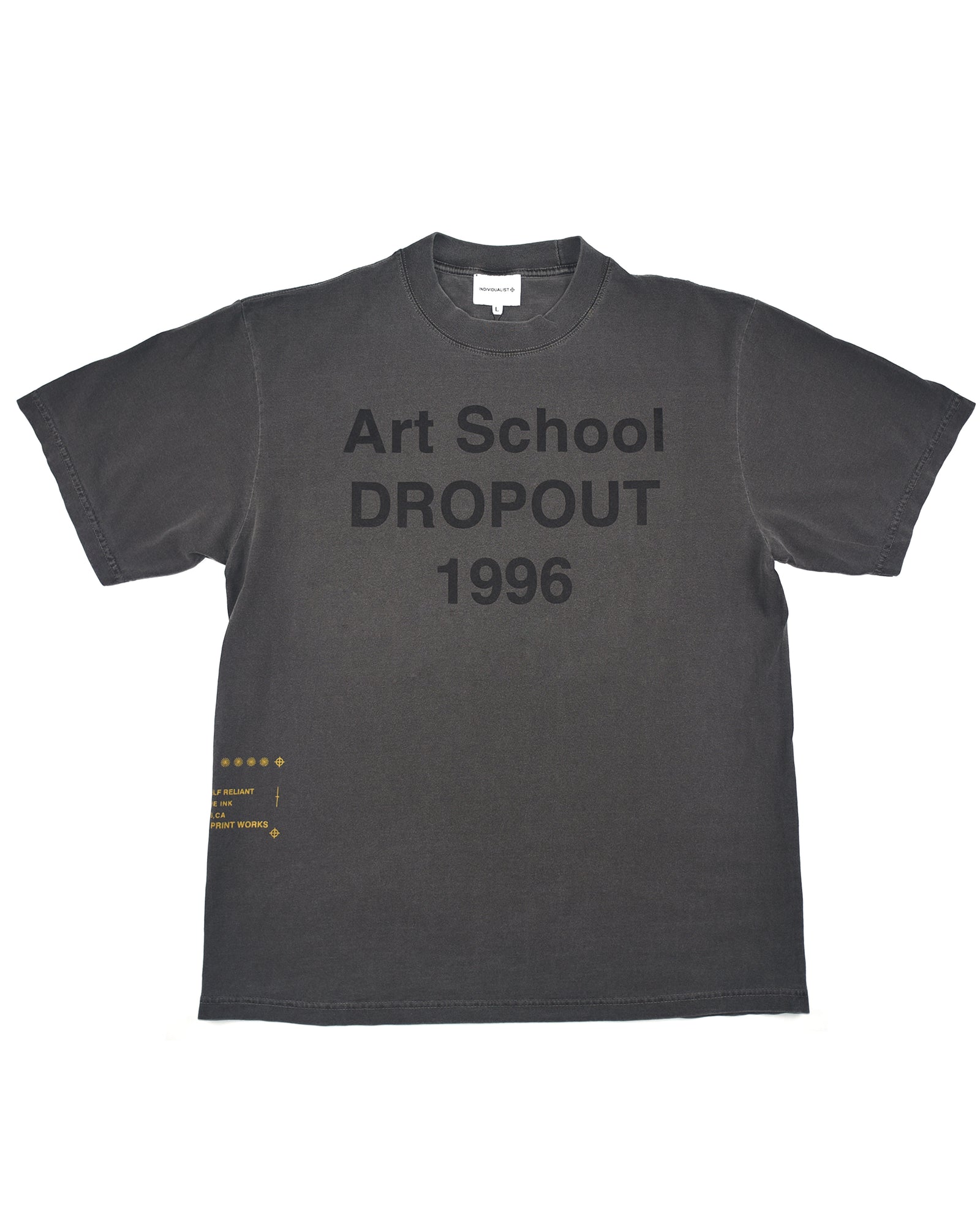 Art School Dropout SS Tee - Charcoal
