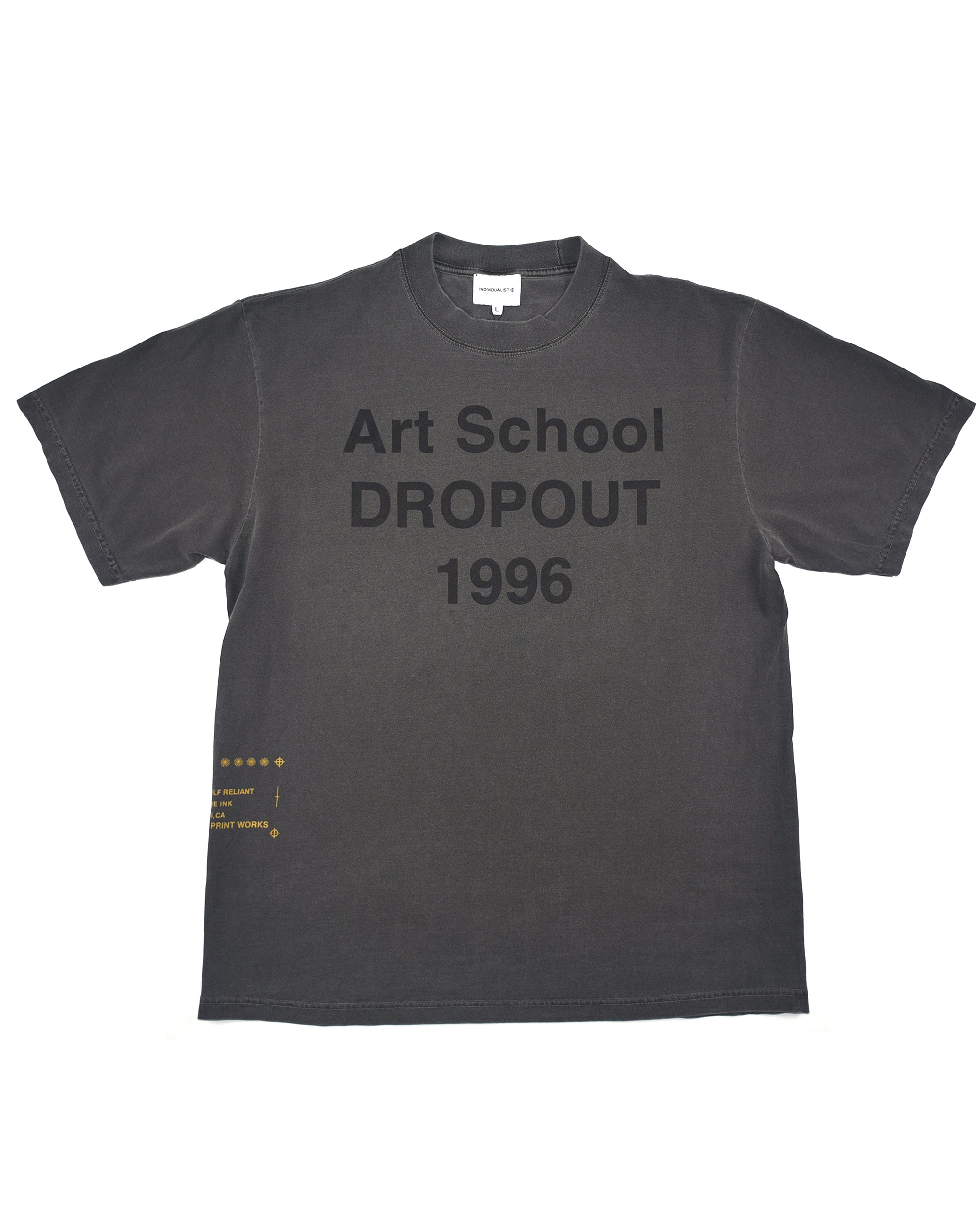 Art School Dropout SS Tee - Charcoal