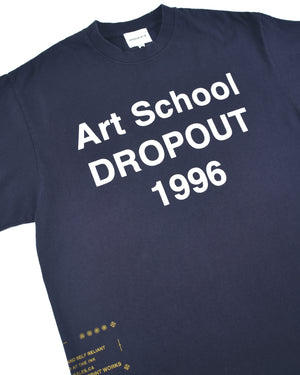 Art School Dropout SS Tee - Vintage Navy