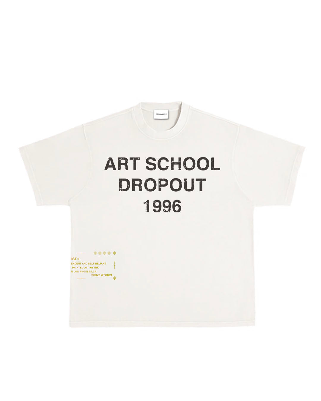 Art School Dropout SS Tee - Antique White