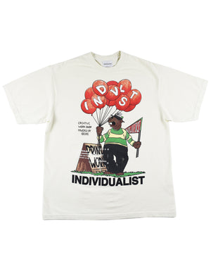 Bear SS Tee - Antique White