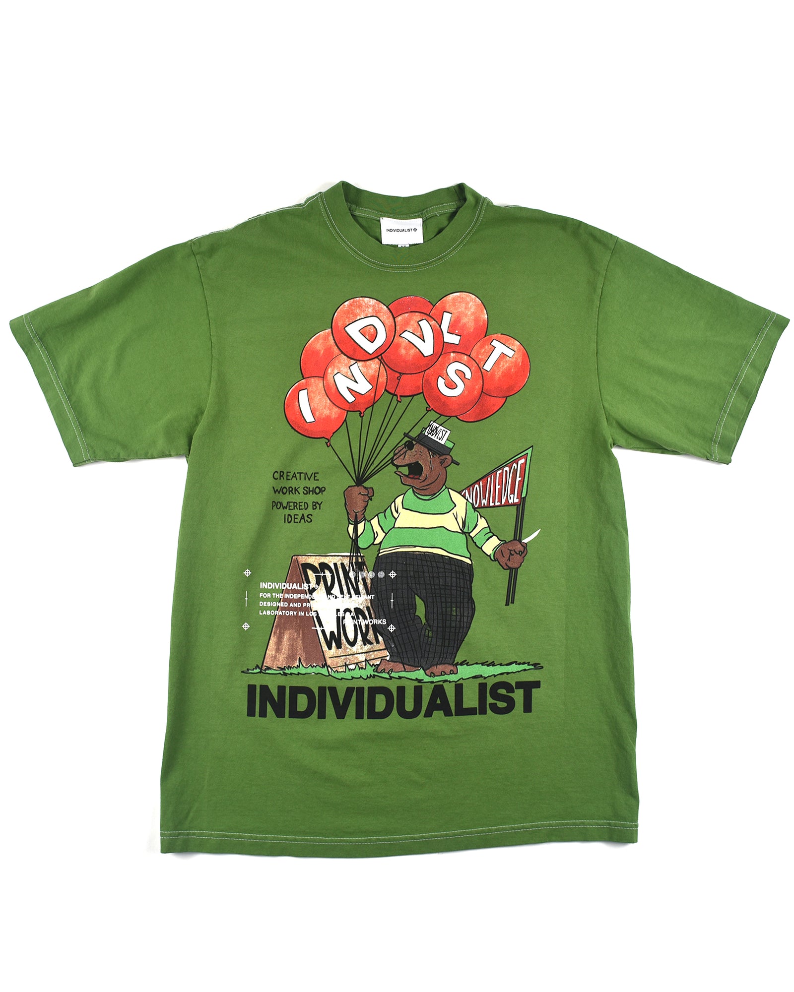 Bear SS Tee - Matcha