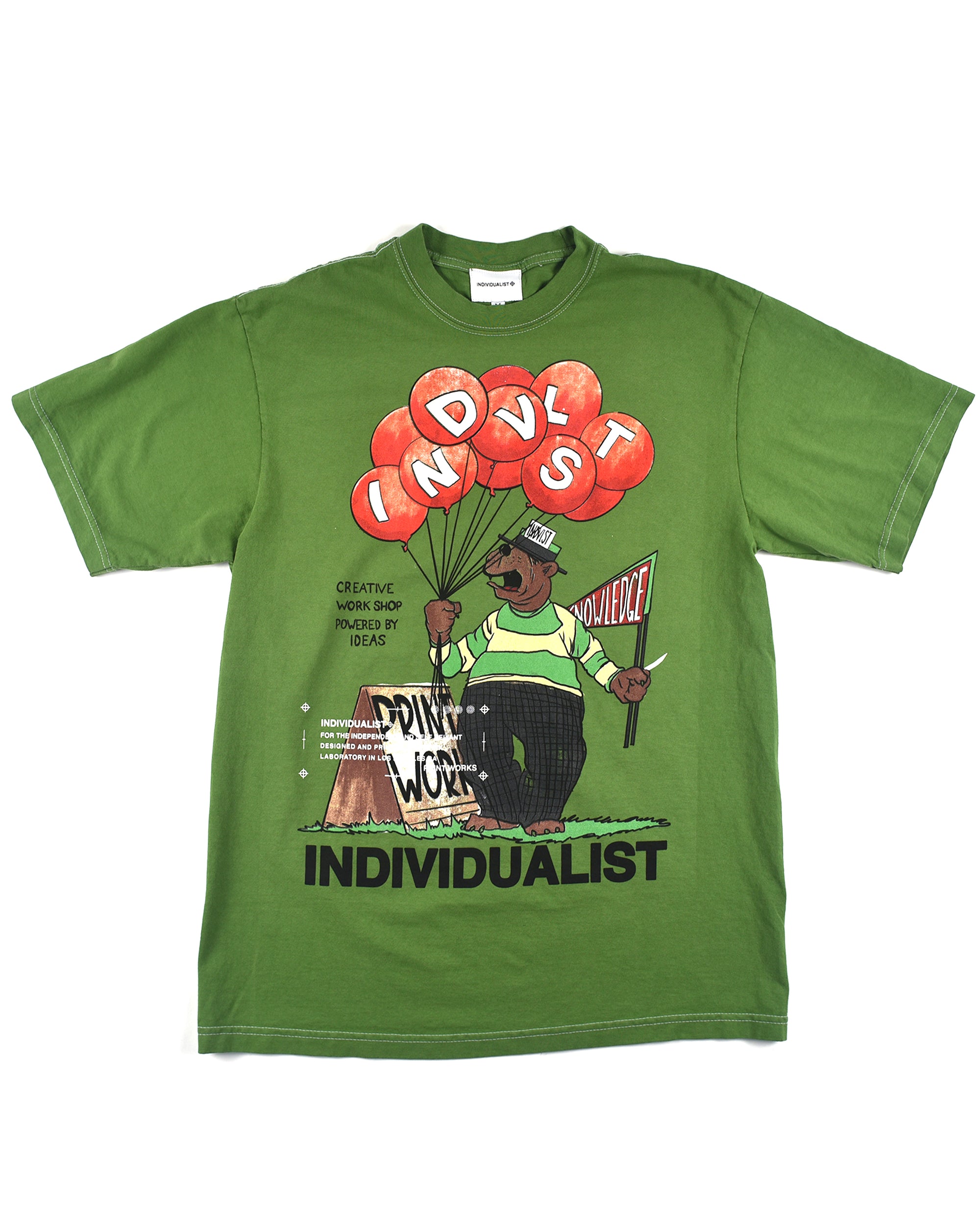 Bear SS Tee - Matcha