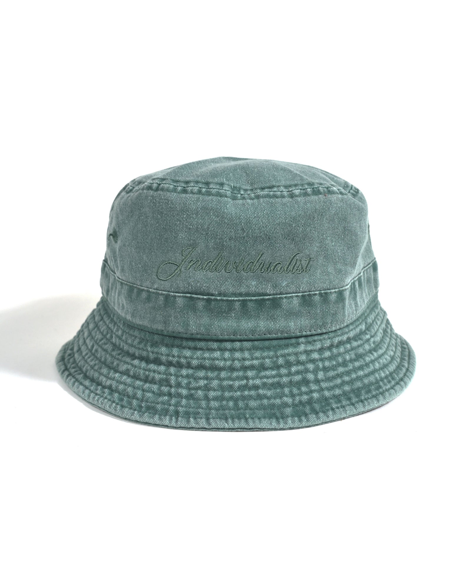 Script Bucket Hat - Hillside Green