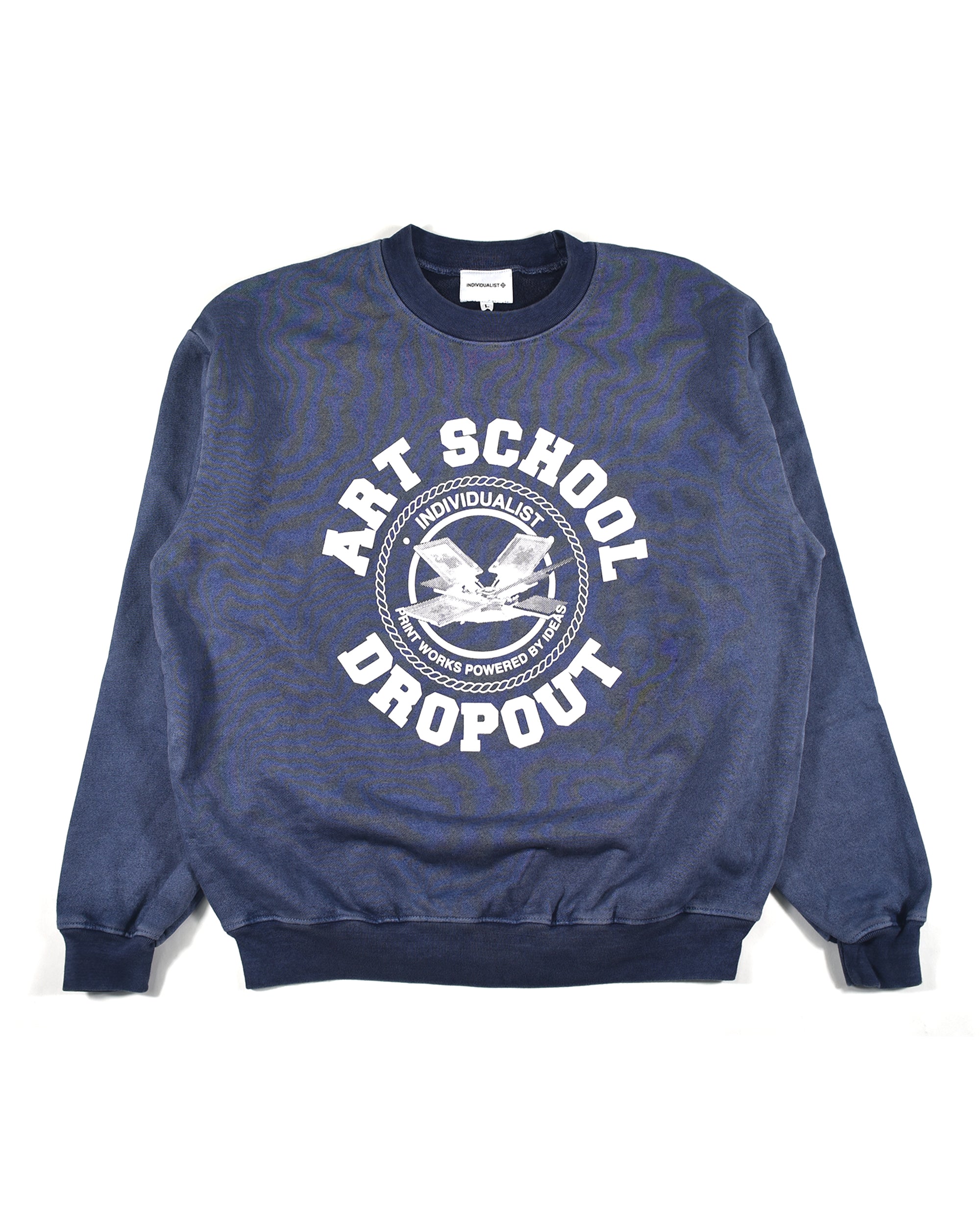 College Dropout Crewneck Sweater - Steel Blue