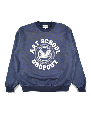 College Dropout Crewneck Sweater - Steel Blue