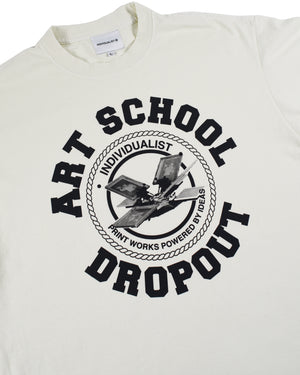 College Dropout SS Tee - Antique White