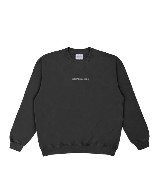 Core Logo Crewneck Sweatshirt - Vintage Black