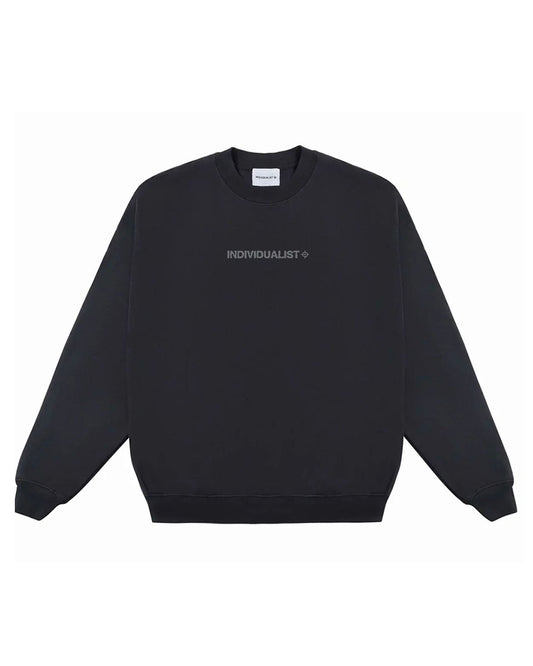 Core Logo Crewneck Sweatshirt - Vintage Black