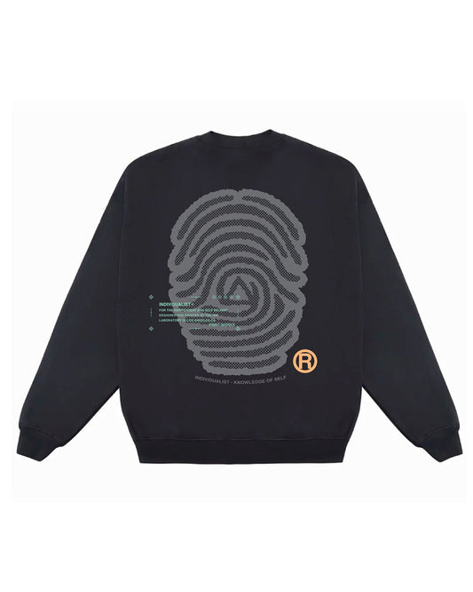 Core Logo Crewneck Sweatshirt - Vintage Black