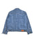 Knowledge Laser Print Chore Jacket - Indigo Denim