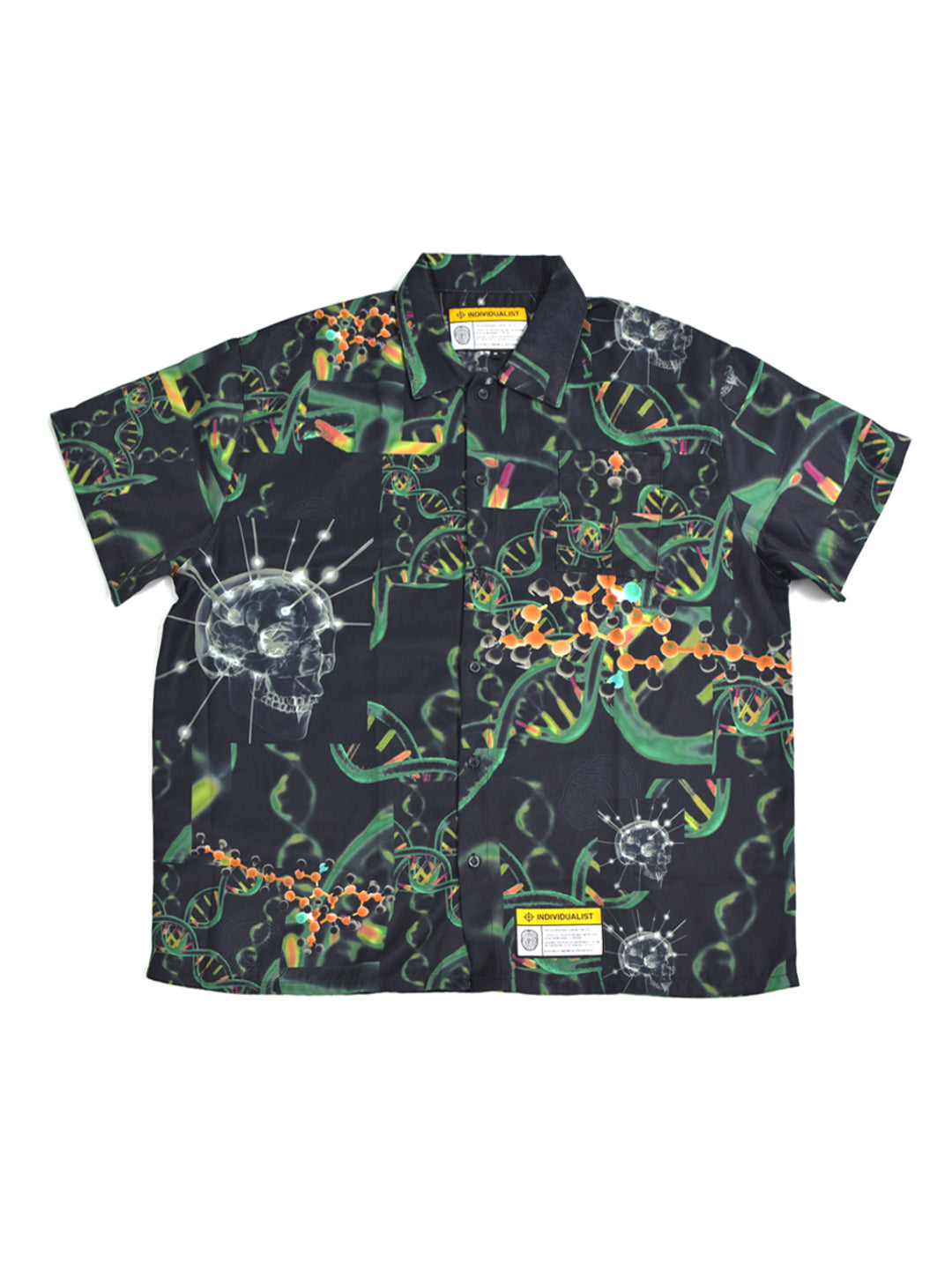 DNA Camo Button Down SS Shirt - Multi