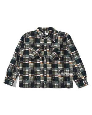Splatter Flannel LS Shirt - Grey