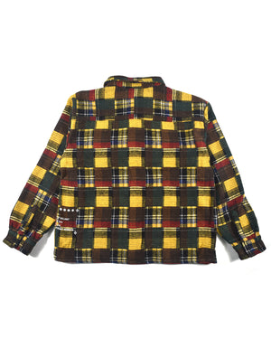 Splatter Flannel LS Shirt - Yellow