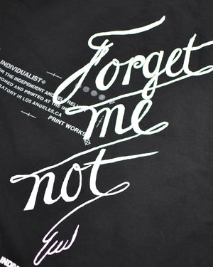 Forget Me Not Tee - Black