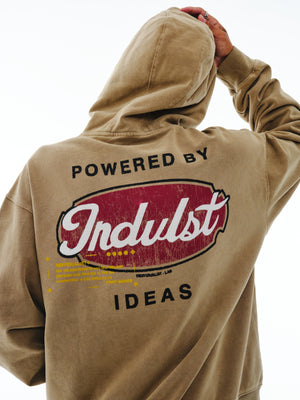 Powered by Ideas Hooded Sweatshirt - Vintage Tan