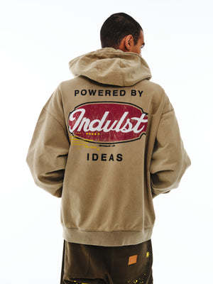 Powered by Ideas Hooded Sweatshirt - Vintage Tan