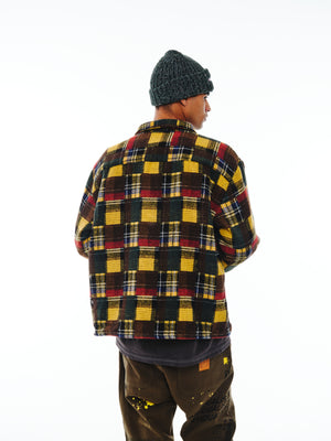 Splatter Flannel LS Shirt - Yellow