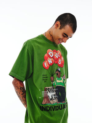 Bear SS Tee - Matcha