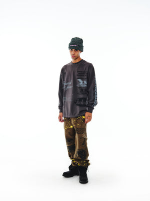 Test Print Carpenter Pant - Olive