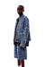 Knowledge Laser Print Chore Jacket - Indigo Denim