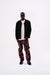 Kintaro Print Carpenter Pant - Merlot