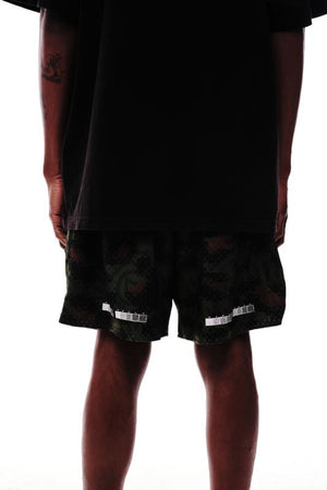 Digital Camo Shorts - Camo Green