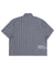 Work Zipper Shirt - Pinstripe
