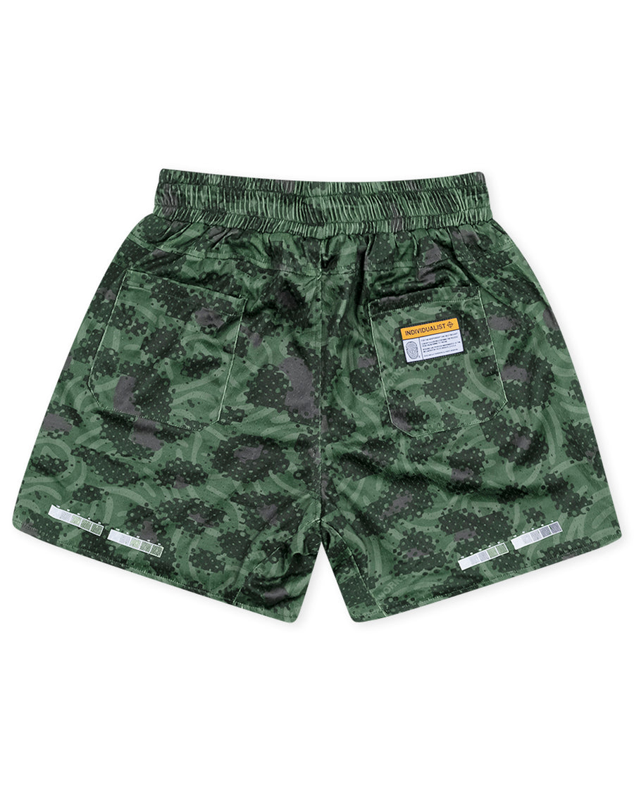 Digital Camo Shorts - Camo Green