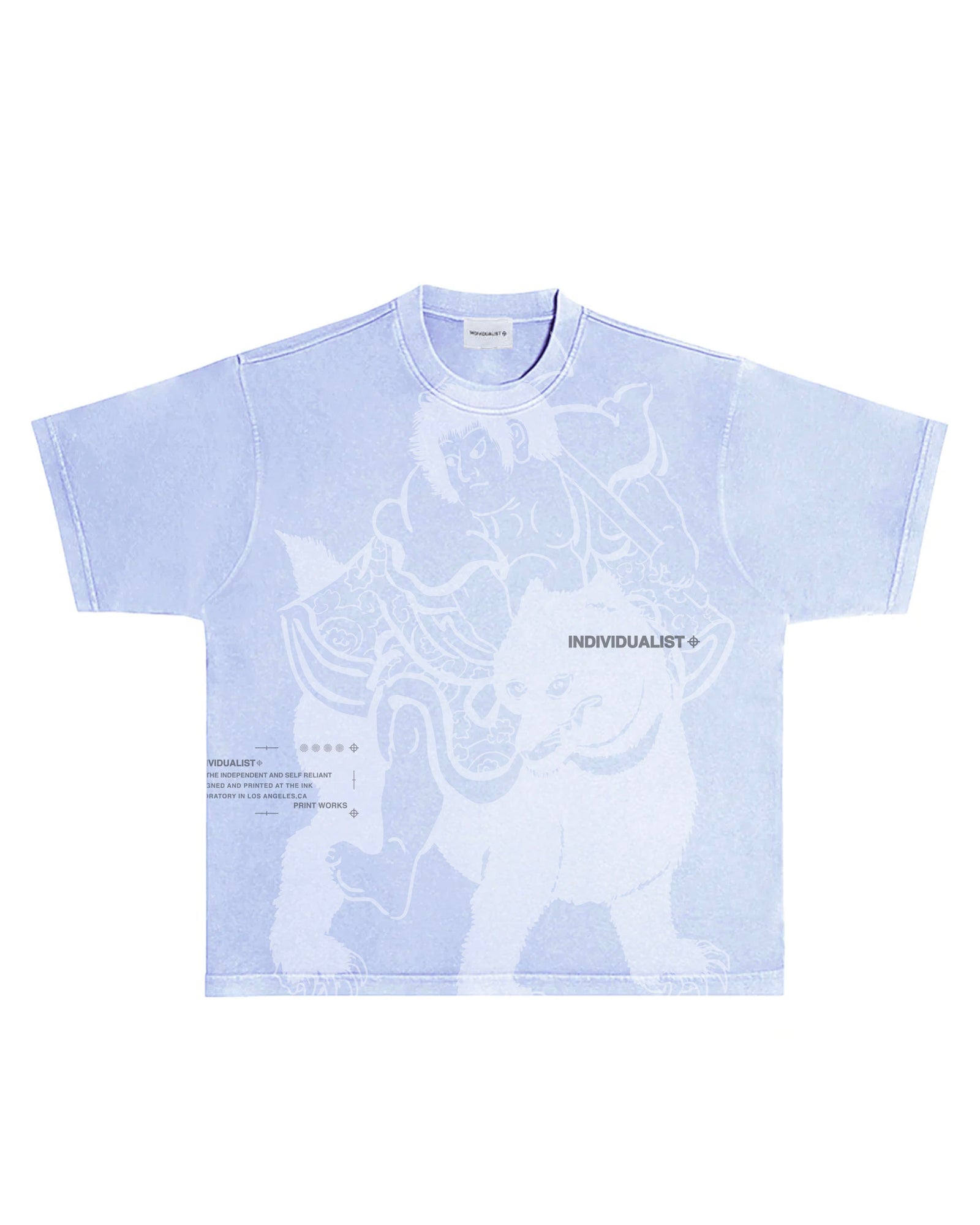 Kintaro Big Print Tee - Lavender