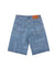 Knowledge Laser Print Big Boy Shorts - Indigo Denim