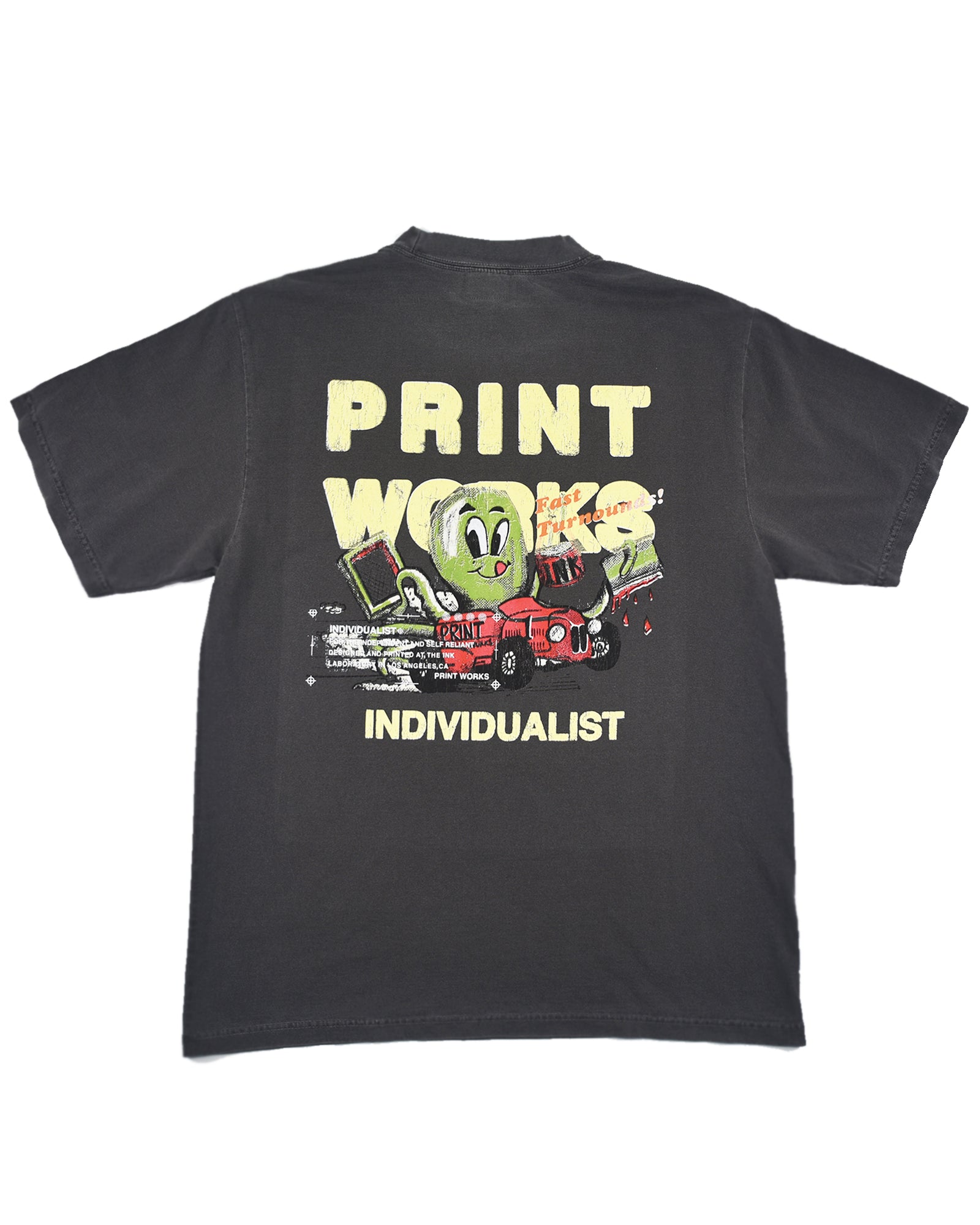 Octo Works SS Tee - Charcoal