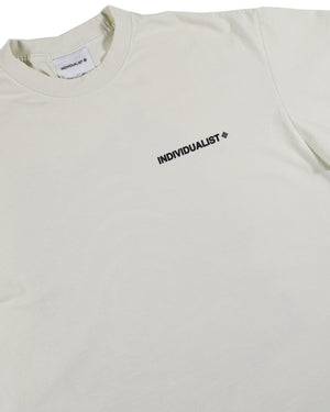 Painted Logo SS Tee - Antique White