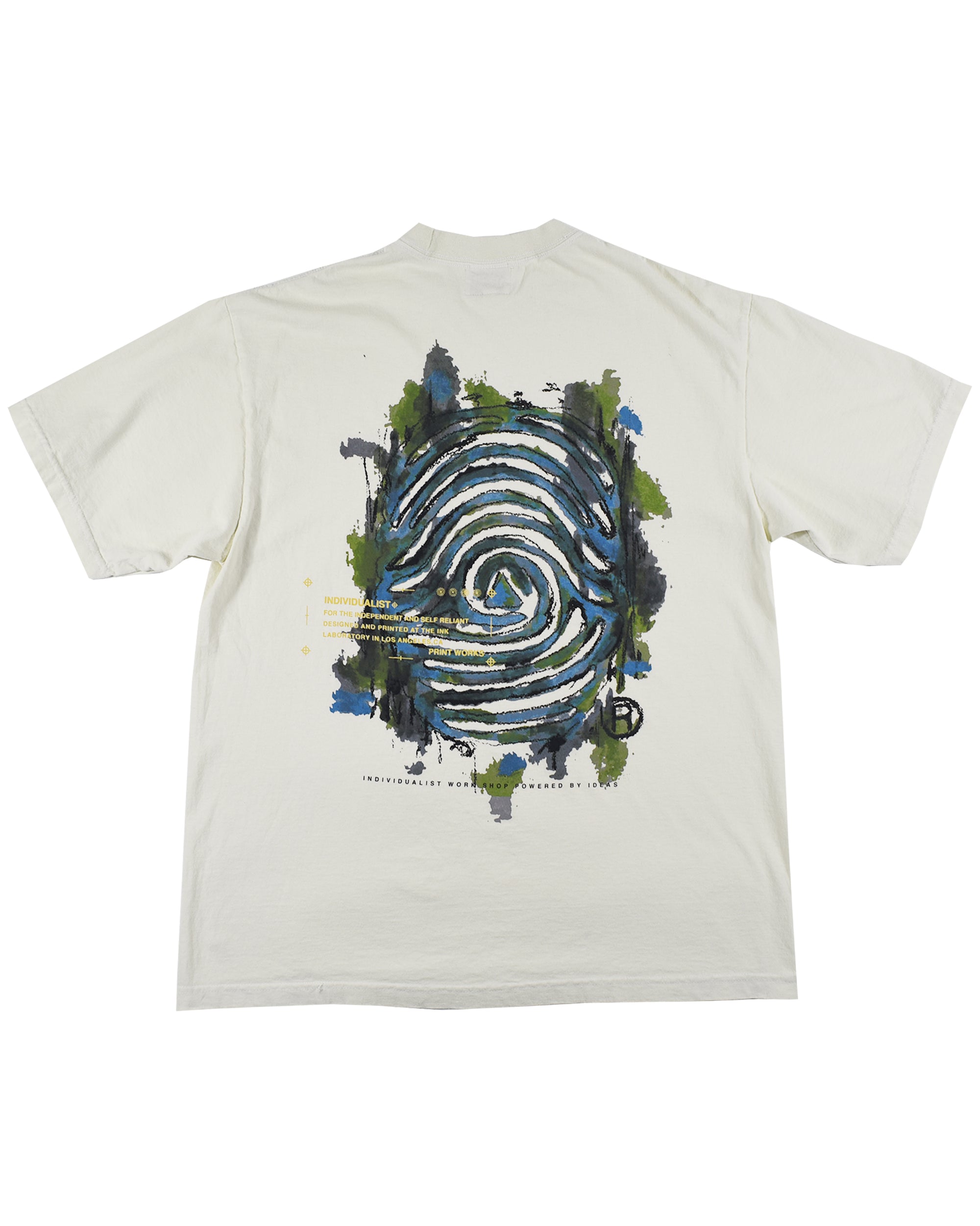 Painted Logo SS Tee - Antique White