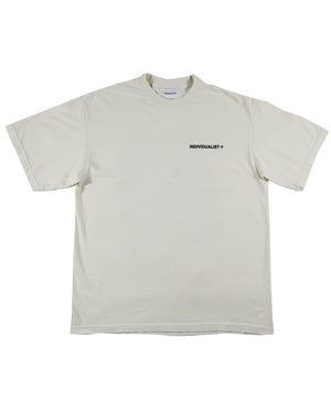 Painted Logo SS Tee - Antique White