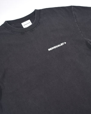 Painted Logo SS Tee - Charcoal