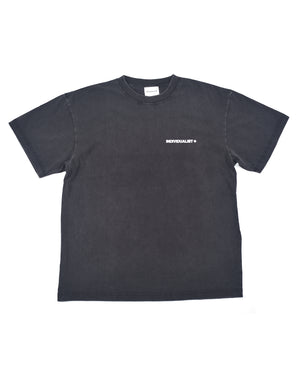 Painted Logo SS Tee - Charcoal