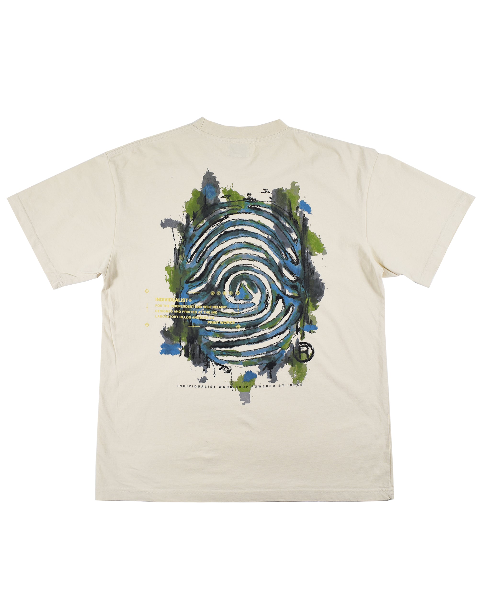 Painted Logo SS Tee - Ivory