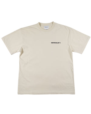 Painted Logo SS Tee - Ivory