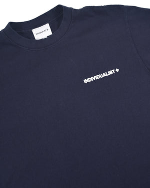 Painted Logo SS Tee - Navy