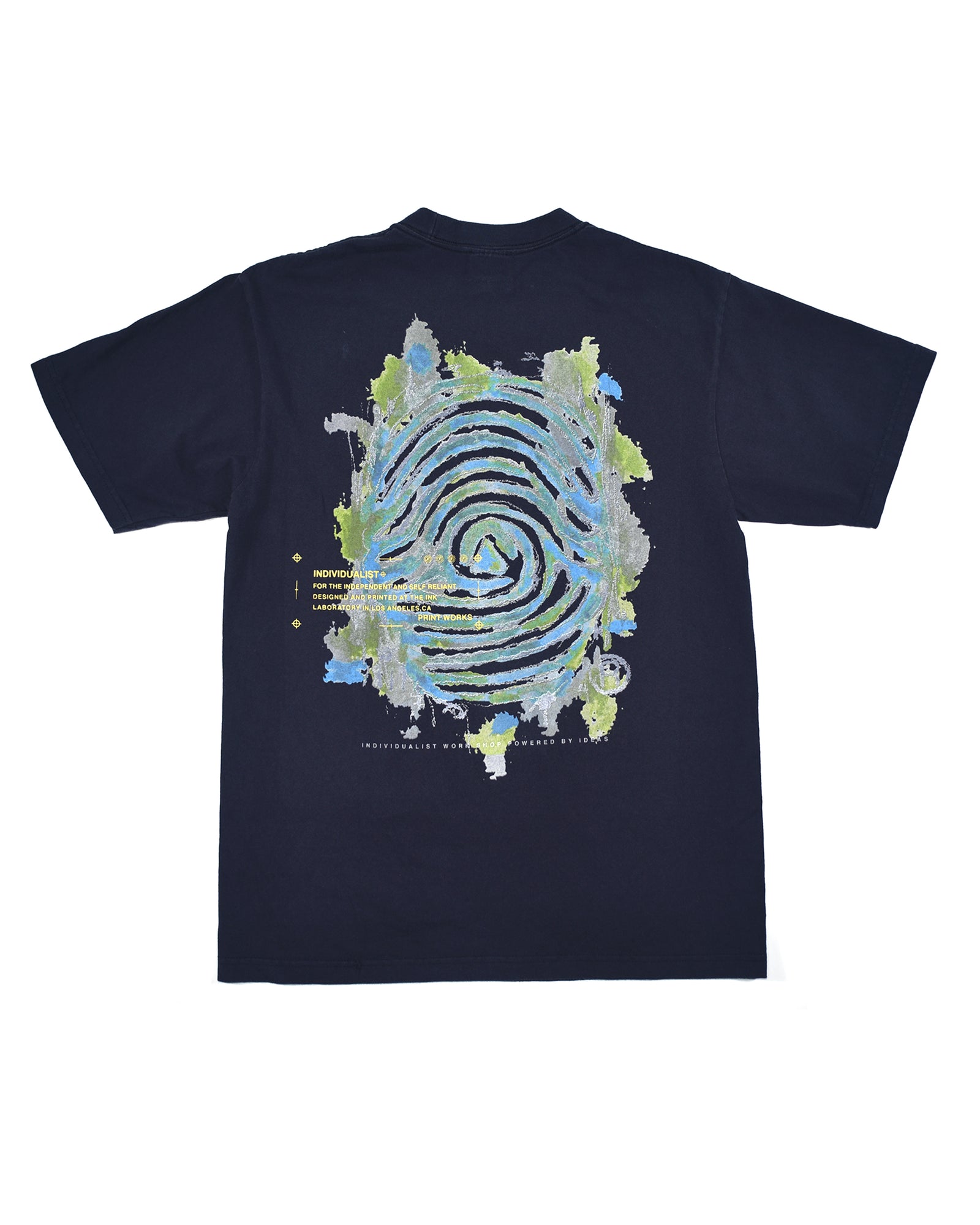 Painted Logo SS Tee - Navy