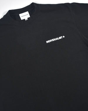 Painted Logo SS Tee - Vintage Black