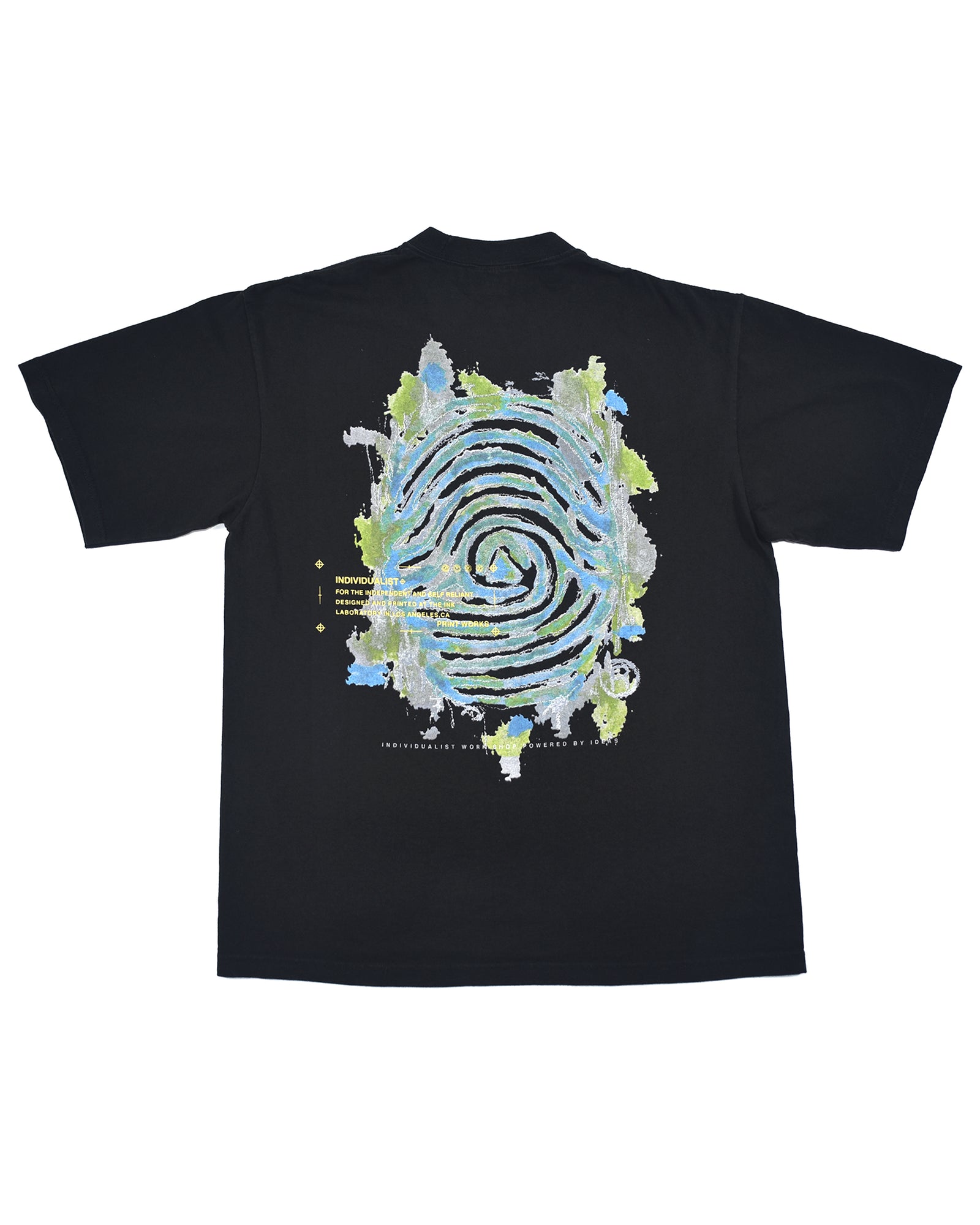 Painted Logo SS Tee - Vintage Black